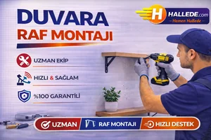 Duvara Raf Montajı